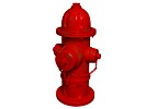 Red Hydrant 3D model